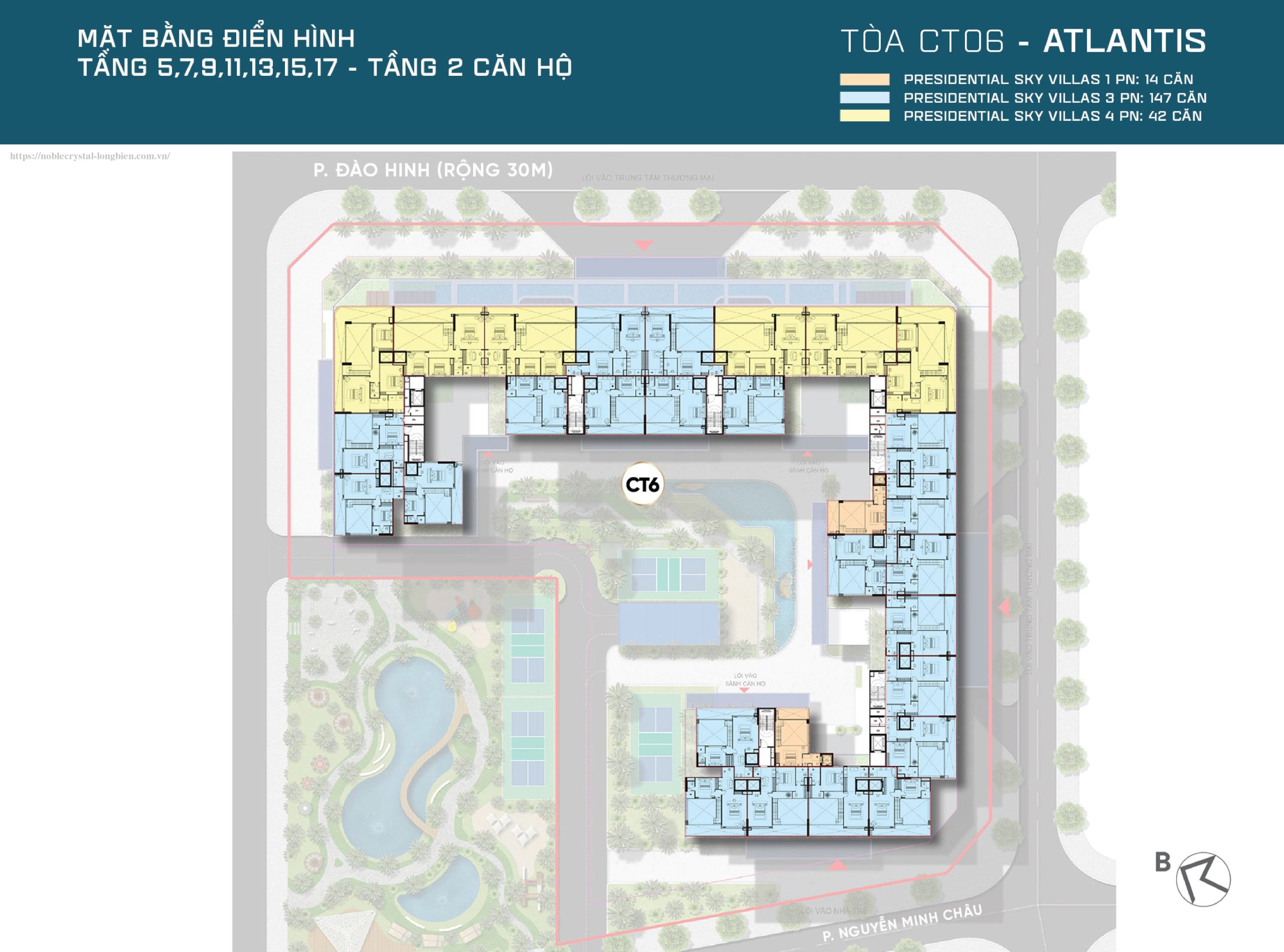 Mặt Bằng Toà Ct6 Atlantics