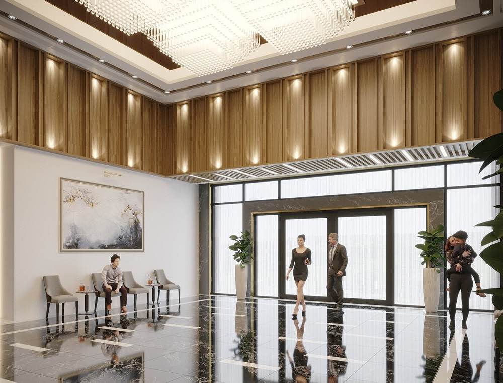 Sảnh đón khách sang trọng