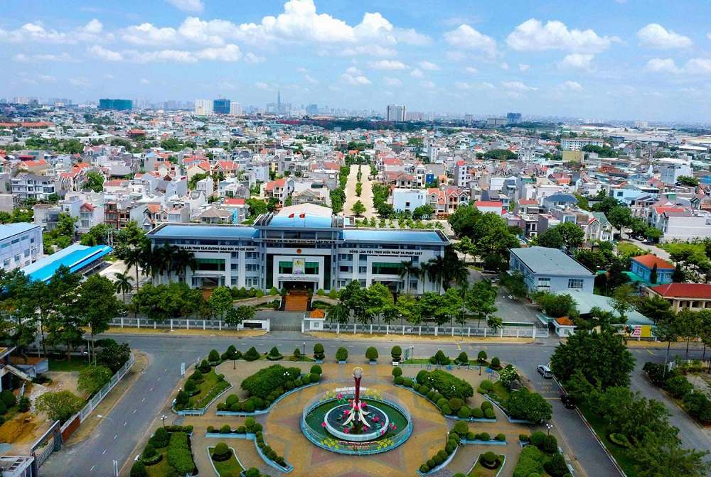 Dĩ An nằm ở vị trí cửa ngõ TP Hồ Chí Minh