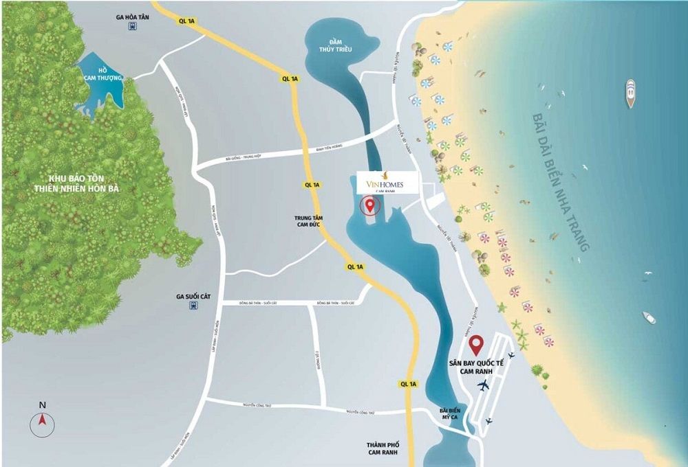 Lý do nên mua Vinhomes Cam Ranh đến từ vị trí